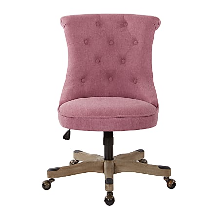 Office Star Hannah Tufted Office Chair OrchidGray Office Depot