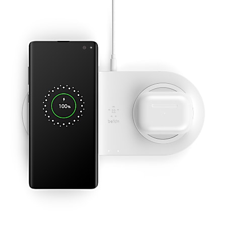 Belkin Boost Charge Wireless Charging Pad 15W (Qi-Certified Wireless  Charger for iPhone, AirPods, Samsung, Google and more, AC Adapter Included)  
