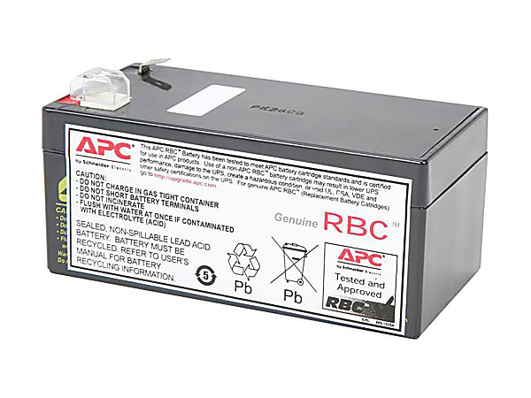 APC Replacement Battery Cartridge #35 - UPS battery - 1x battery - lead acid - black -  - RBC35
