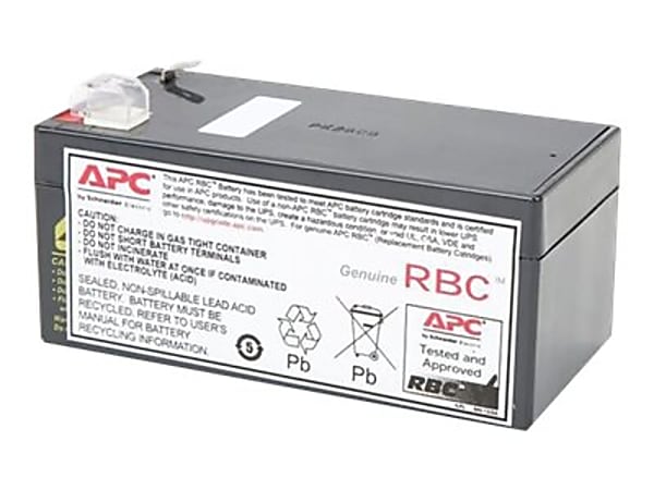 APC Replacement Battery Cartridge #35 - UPS battery - 1 x battery - lead acid - black - for P/N: BE325-CN, BE350D-LM, BE350G, BE350G-CN, BE350G-LM, BE350R, BE350R-CN, BE350U-CN