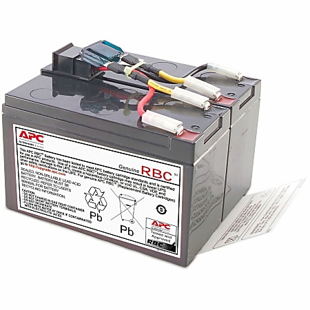 APC Replacement Battery Cartridge #48 - UPS battery - 1x battery - lead acid -  - RBC48