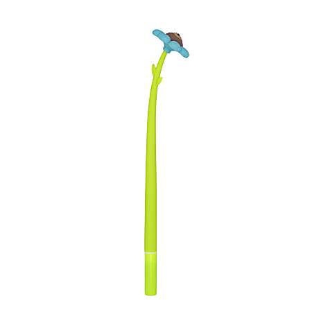 Little Yellow Bicycle® Capybara Gel Pen, Needle Point, Green/Blue