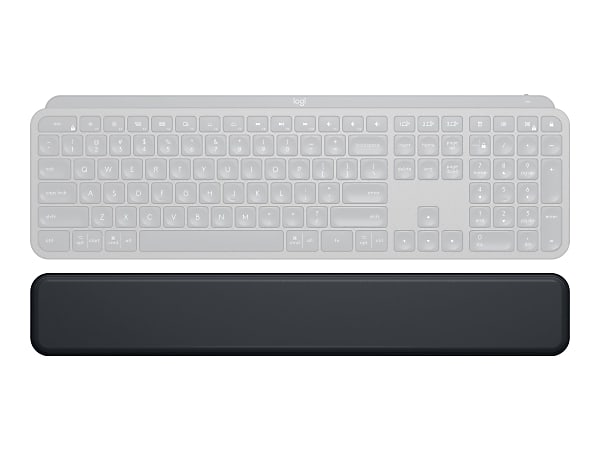 Logitech MX Palm Rest, 2-9/16" x 16-9/16", Black