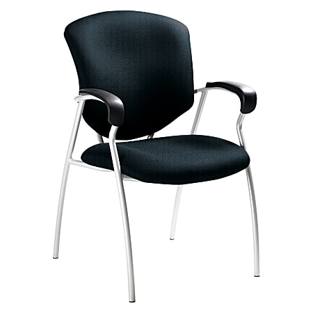 Global® Supra™ Fabric Guest Chair, 26"H x 25"W x 25 1/2"D, Sapphire/Tungsten