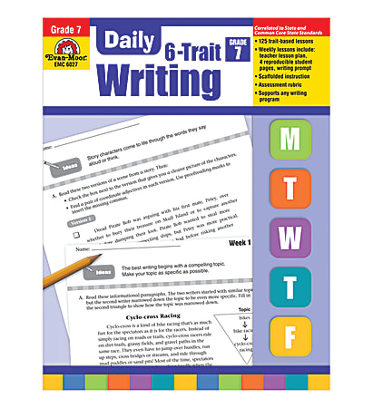 Evan-Moor® Daily 6-Trait Writing, Grade 7