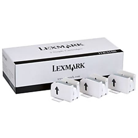 Lexmark™ 11K3188 Staples, 5,000 Staples Per Cartridge, Box Of 3