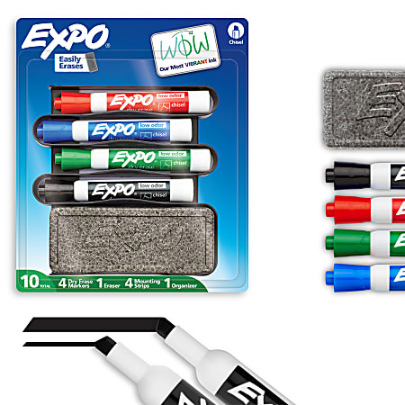 EXPO&reg; 90% Recycled Sidekick Organizer With Markers And Eraser