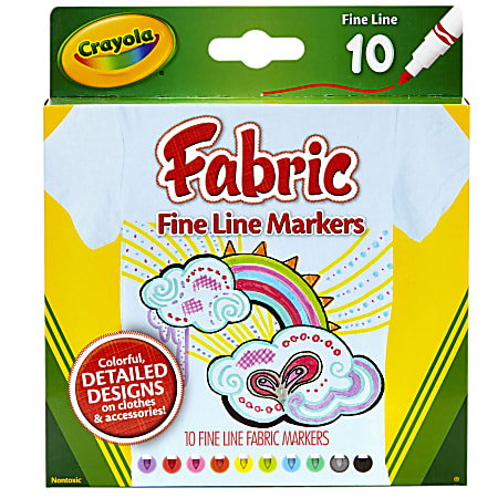 Crayola Pastel Supertip Washable Markers Fine Point Assorted Pastel Colors  Pack Of 20 Markers - Office Depot