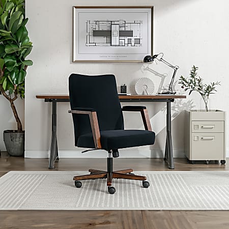 Finch NEO ONE Ergonomic Fabric Hi-Back Executive Office Chair, Black