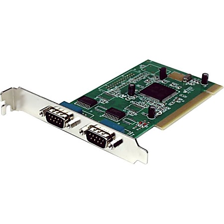 StarTech.com 2 Port PCI RS232 Serial Adapter Card with 16950 UART