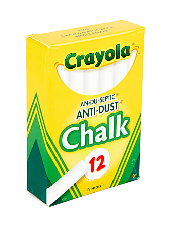 248 Boxes Nontoxic Anti-Dust Chalk White 12 Sticks/Box 