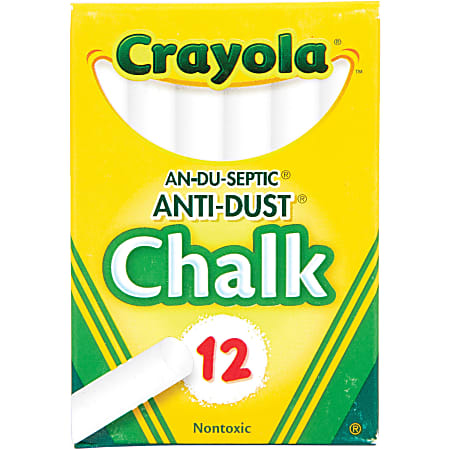Crayola Washable Sidewalk Chalk Assorted Colors Pack Of 64 Pieces - Office  Depot