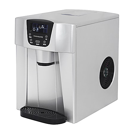 Frigidaire Compact Countertop Ice Maker And Water Dispenser, Silver