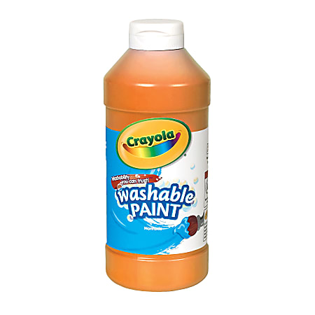 Crayola® Washable Paint, Orange, 16 Oz