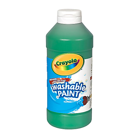 Crayola® Washable Paint, Green, 16 Oz