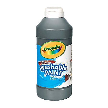 Crayola® Washable Paint, Black, 16 Oz