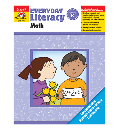 Evan-Moor® Everyday Literacy: Math, Grade K