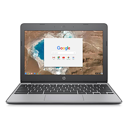 HP Chromebook 11-v010nr Laptop, 11.6" HD Screen, Intel® Celeron® N3060, 4GB Memory, 16GB Solid State Drive, Chrome OS™