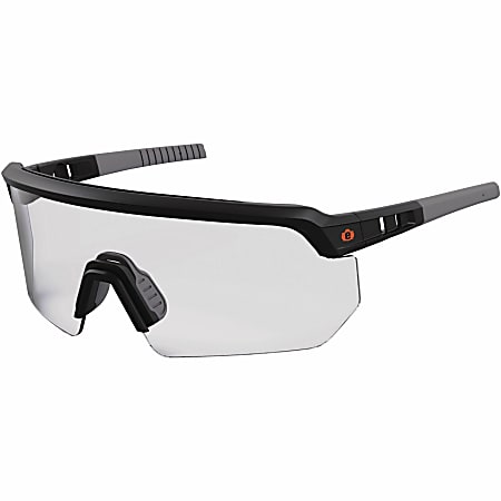 Ergodyne Safety Glasses, Clear/Black