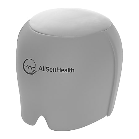 AllSett Health® Cold Gel Ice Head Wrap Hat For Headache And Migraine Relief, 9-1/16” x 5-9/16”, Gray