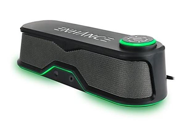 ENHANCE SB1 Sound Bar 10W, Glossy Black, ENPCSB1100GNWS