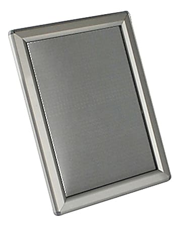 Azar Displays Aluminum Vertical/ Horizontal Snap Frame, 5" x 7", Silver, 10-Pack