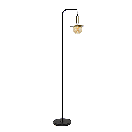 Lalia Home Oslo Floor Lamp, 61"H, Black