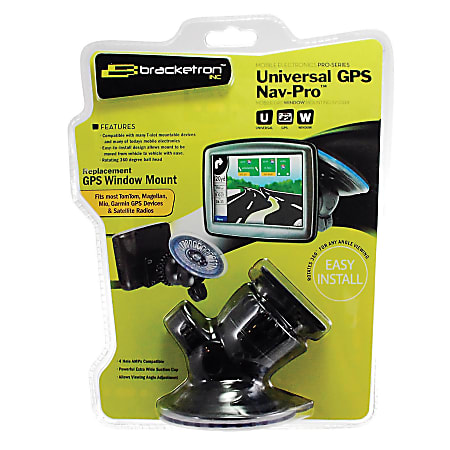 Bracketron™ LowPro Universal GPS Windshield Mount