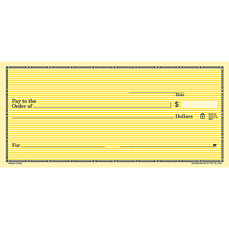 Personal Wallet Checks, 6" x 2 3/4", Singles,