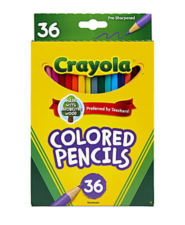 Crayola 100 Colored Pencils: What's Inside the Box  Crayola, Colored  pencils, Crayola colored pencils