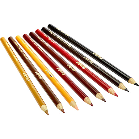 Crayola Multicultural Color Pencils Set Of 8 Colors - Office Depot