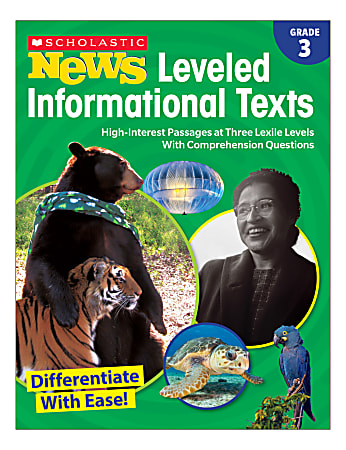 Scholastic® News Leveled Informational Texts Activity Book, Grade 3