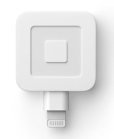 Square Card Reader For Magstripe, White, 5CW477