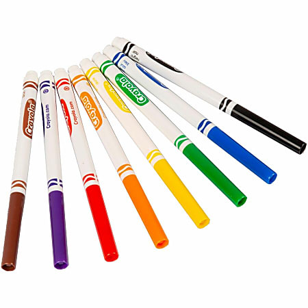 Crayola Broad Line Markers Assorted Classic Colors Box Of 10 - Office Depot