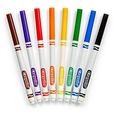 Crayola Classic Original Marker Set - Assorted Colors, Thin Line, Set of  200