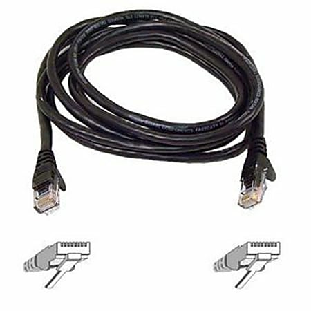 Belkin FastCAT Cat. 5e Patch Cable - RJ-45 Male - RJ-45 Male - 100ft - Black
