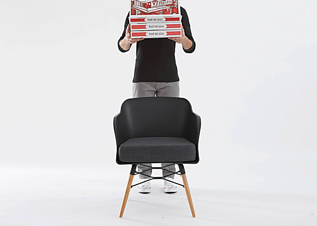 National Deker 24 W Waiting Room Chairs With Wood Frames And