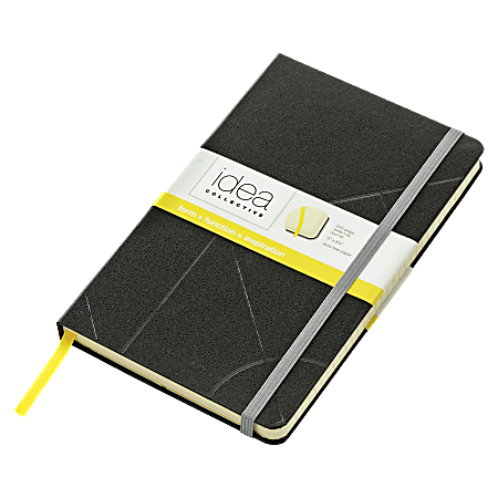 Oxford® Idea Collective Journal, 8 5/16" x 5", 120 Sheets, Black