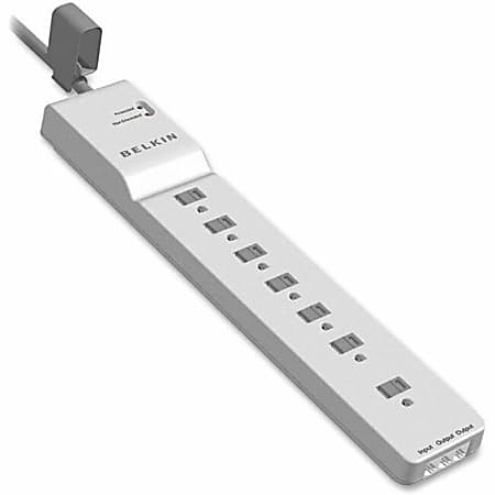 Belkin® Home/Office Series Surge Protector, 7 Outlets, Phone