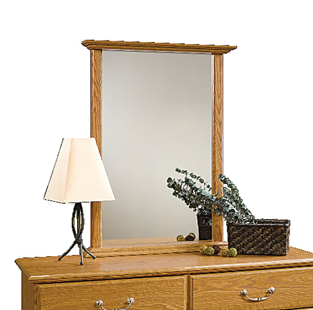 Sauder® Orchard Hills Mirror, 37 3/4"H x 27 1/2"W x 3 3/8", Carolina Oak