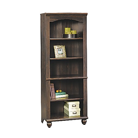 Sauder® Harbor View 5-Shelf Bookcase, Antique Paint