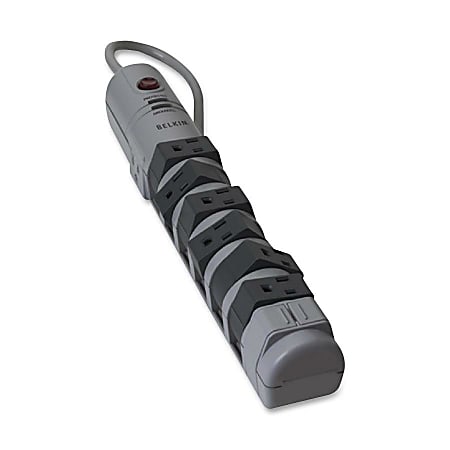 Belkin® Pivot-Plug Surge Protector, 8 AC Outlets, 6&#x27;