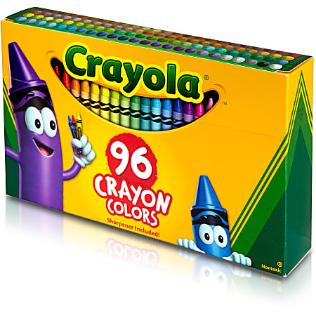 Crayola 120 Crayon Colors Assortment Box + Bonus Sharpener 120 Different  Colors