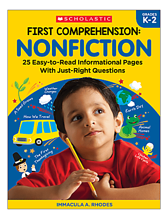 Scholastic First Comprehension: Nonfiction, Kindergarten To 2nd Grade
