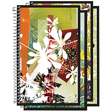 New Leaf® Wirebound 100% Recycled Notebook, 6" x 9 1/2", College Ruled, 160 Sheets, Assorted (No Color Choice)