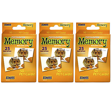 Stages Learning Materials Pets Photographic Memory Matching