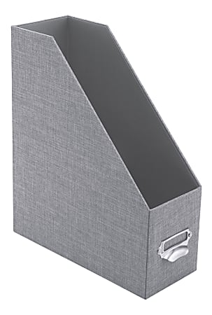 Realspace® Gray Fabric Magazine File