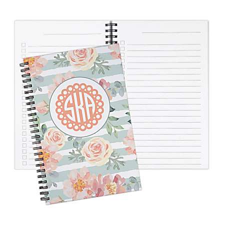 Custom Create-Your-Own Full-Color Gloss Laminated Soft Cover Journal, Notebook Or Recipe Book, 5-1/2" x 8-1/2", White