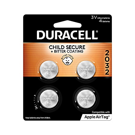 Duracell 2032 3V Lithium Coin Battery, 8/Pack 