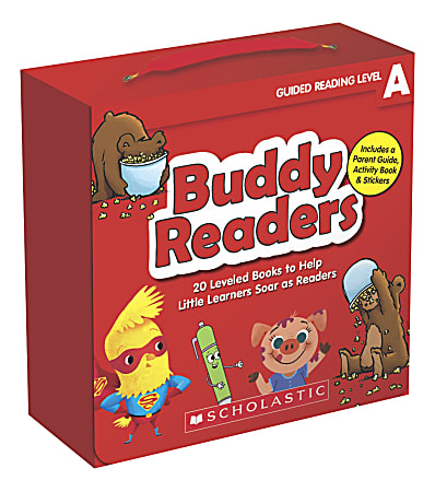 Scholastic Buddy Readers Books, Level A Reading, Pre-K To 2nd Grade, Set Of 20 Books